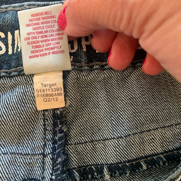 Ladies Jeans Mossimo Supply Boot Cut Size 9 - Picture 6 of 8